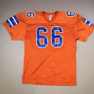 VTG Rawlings Football Jersey #66 Orange Blue Mesh USA Made XL Florida Gators
